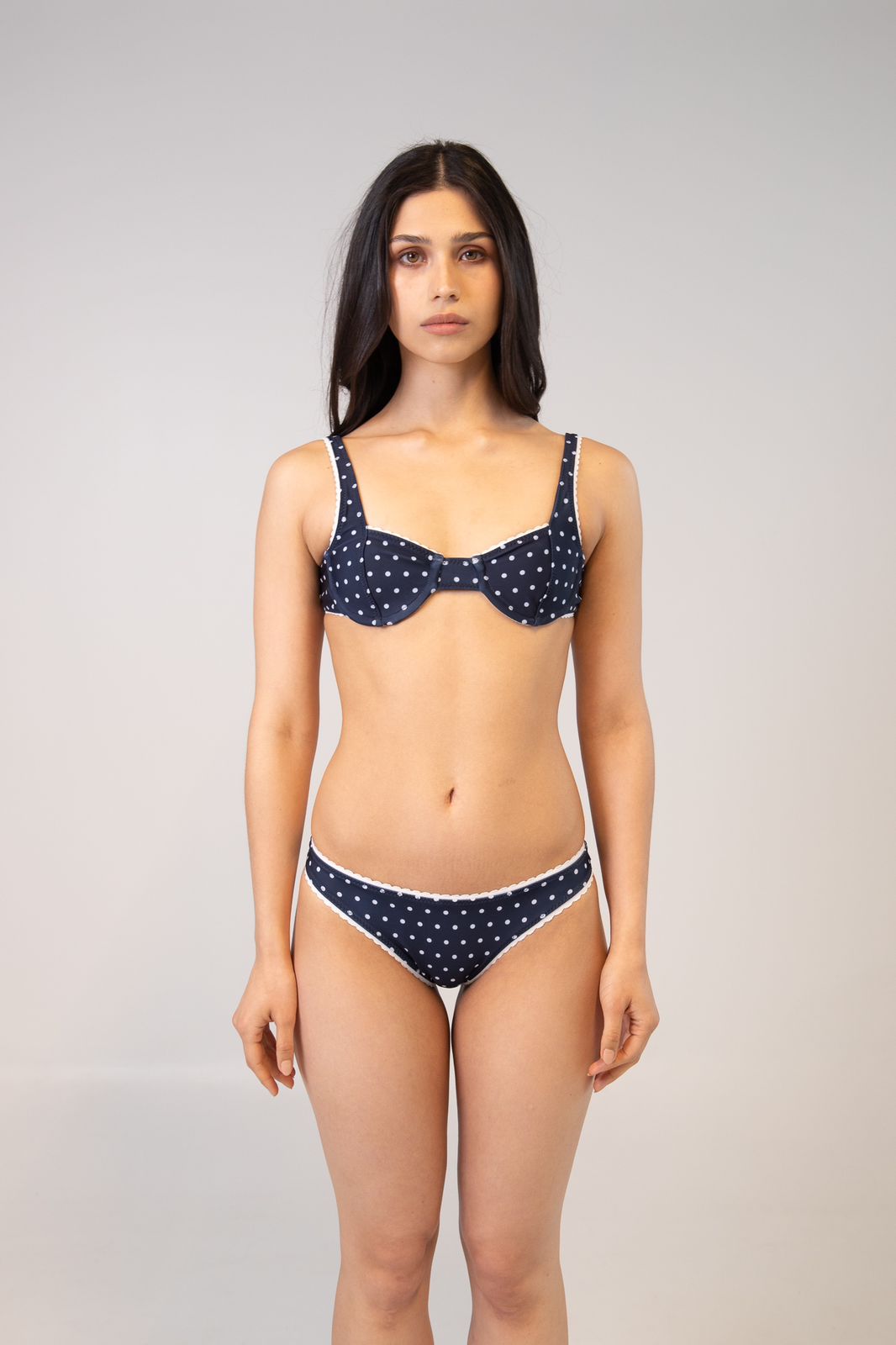 Mar de lunares bikini top