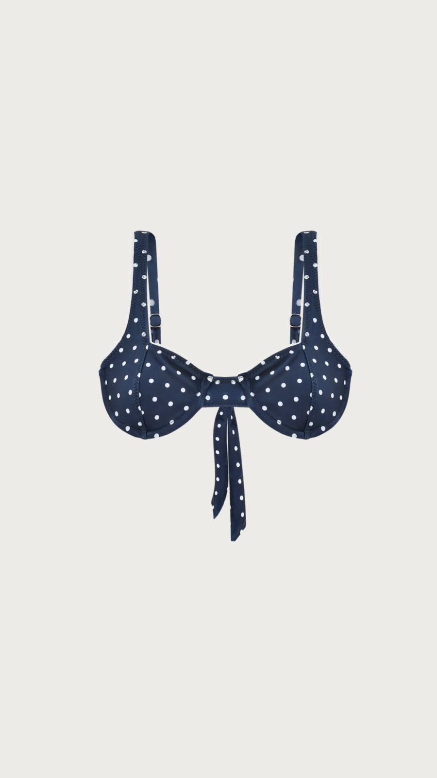 Mar de lunares bikini top